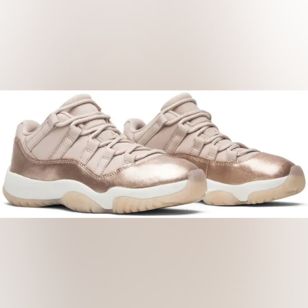 Nike Air Jordan 6 Retro Gold Hoops Women's 8.5 Rose Gold Basketball Shoes new